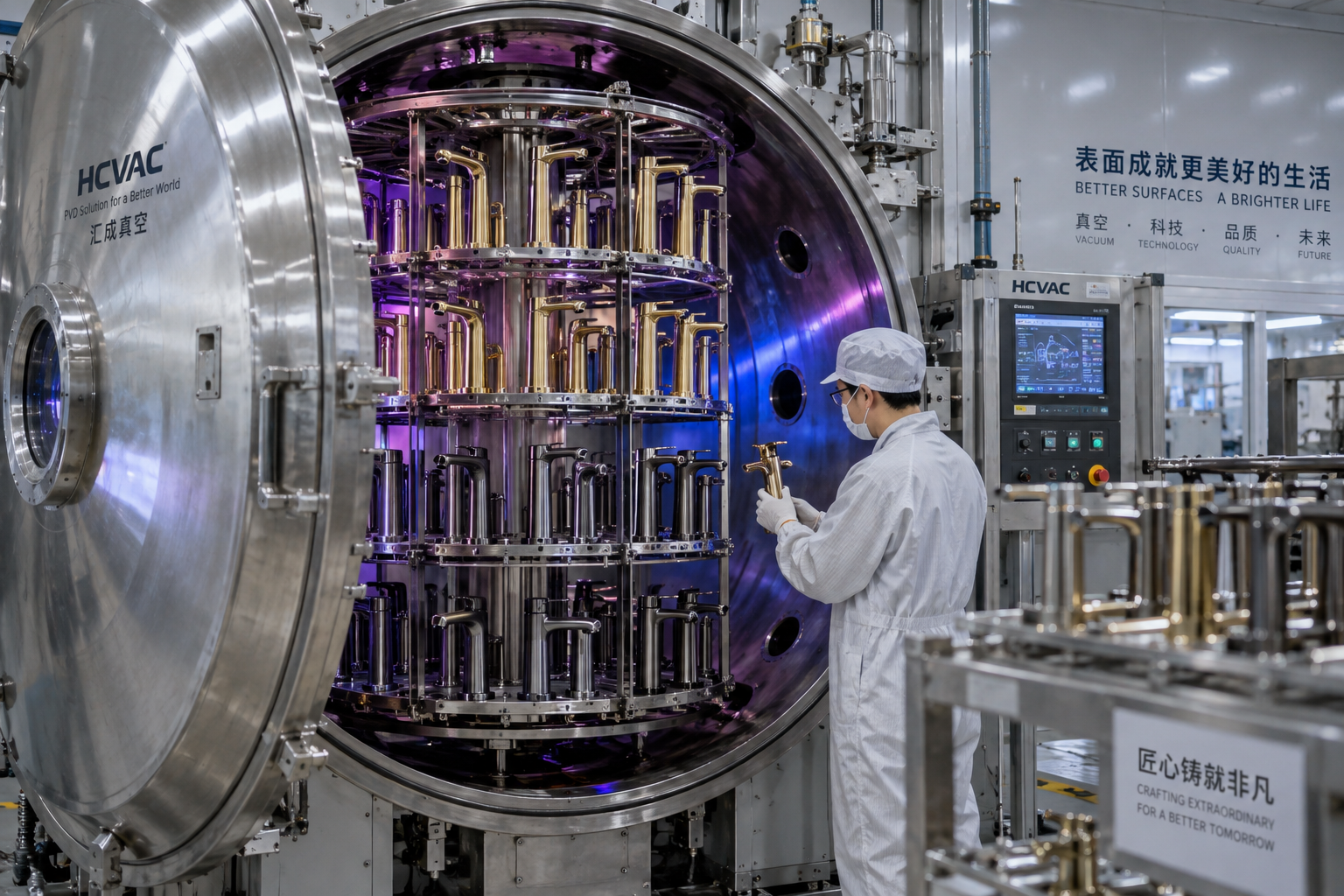 In-House 6-Layer Electroplating and Vacuum PVD Surface Treatment Chamber